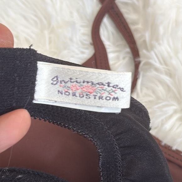 Nordstrom Black Balconette Bra with Satin Finish size 36A - Picture 7 of 8